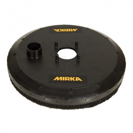 Couverture de plateau avec brosse circulaire anti-poussière